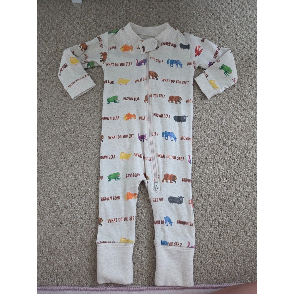 Monica and andy brown bear sleeper 0-3 mos
